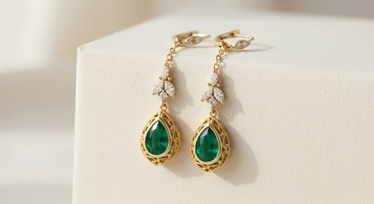 Victorian Emerald Drops