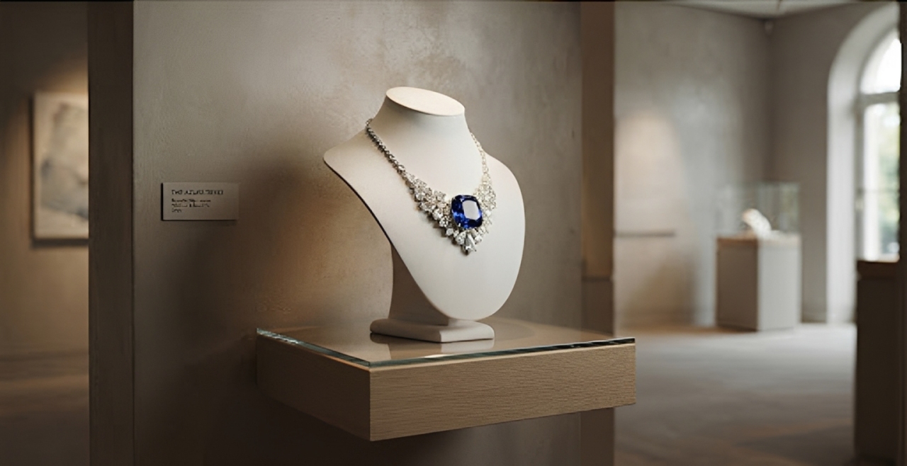 The Azure Tryst necklace